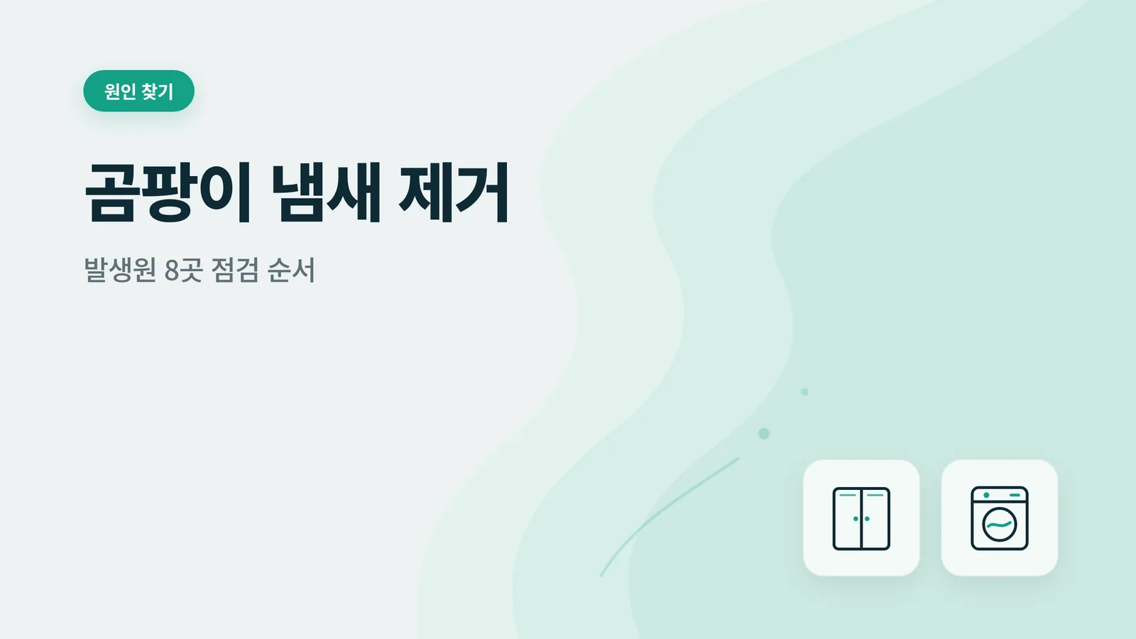 곰팡이 냄새 제거